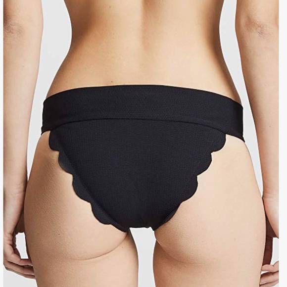 NWT MARYSIA Strapless Teal & White Scalloped Bikini Set - Picture 9 of 10